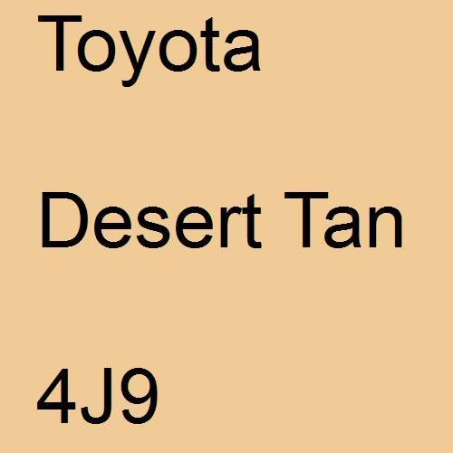 Toyota, Desert Tan, 4J9.